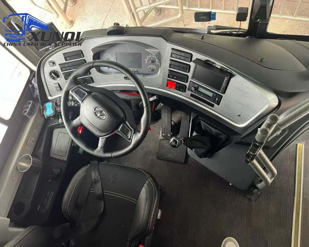 Used Haige bus KLQ6122 50 Seats 2023 Year 12 Seters long China bus yuchai 6-cylinder diesel engine