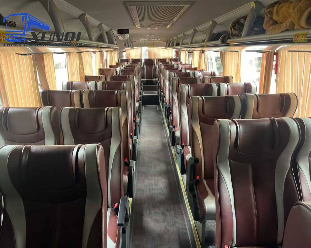 Used Haige bus KLQ6122 50 Seats 2023 Year 12 Seters long China bus yuchai 6-cylinder diesel engine