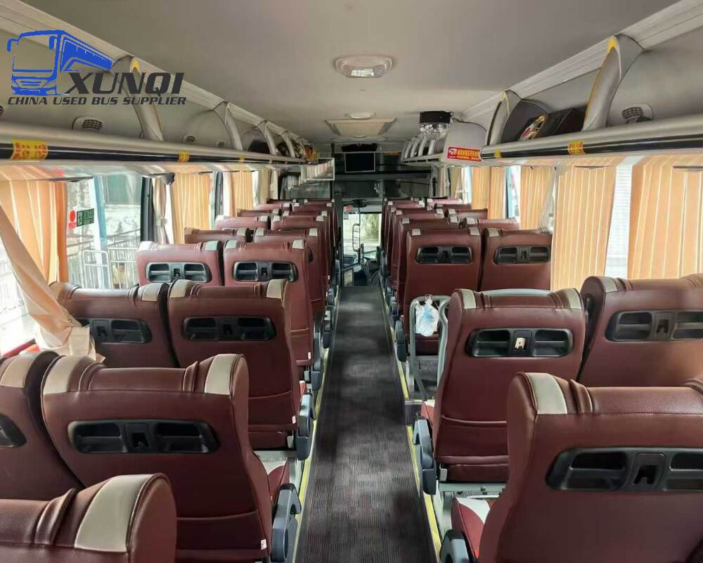 Used Haige bus KLQ6122 50 Seats 2023 Year 12 Seters long China bus yuchai 6-cylinder diesel engine