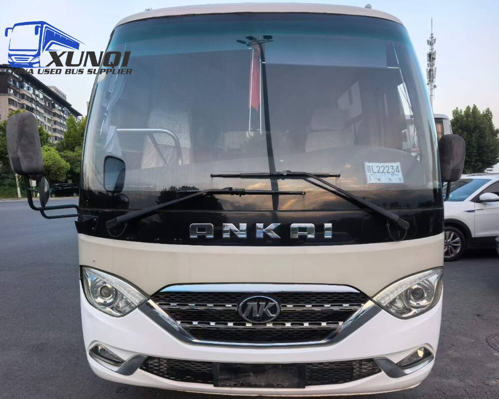 Used Ankai bus HFF6609 19 Seats 2021 Year 6 Seters long China bus yuchai 4-cylinder diesel engine