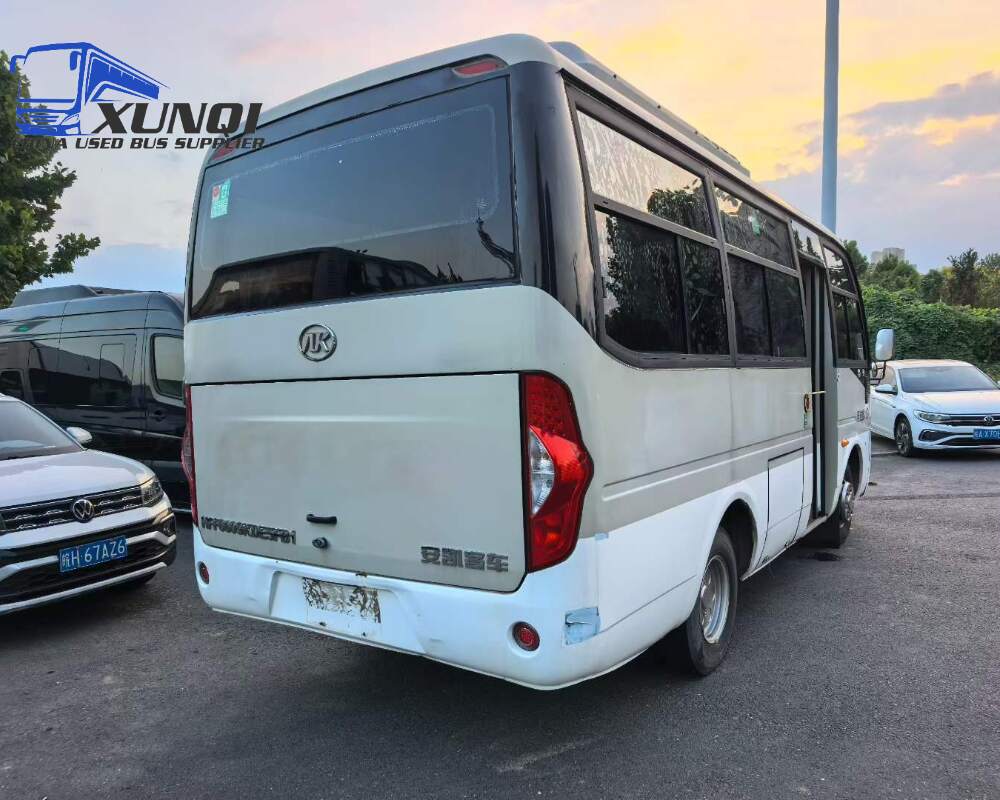 Used Ankai bus HFF6609 19 Seats 2021 Year 6 Seters long China bus yuchai 4-cylinder diesel engine