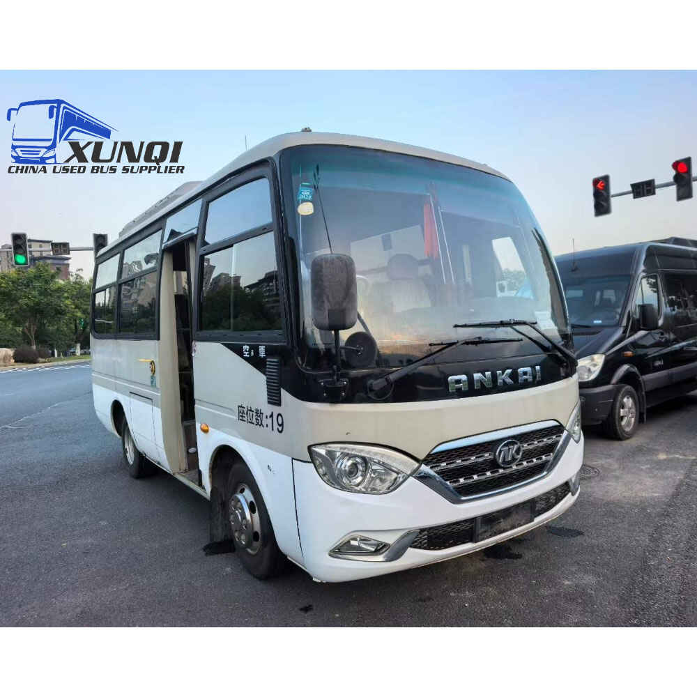 Used Ankai bus HFF6609 19 Seats 2021 Year 6 Seters long China bus yuchai 4-cylinder diesel engine