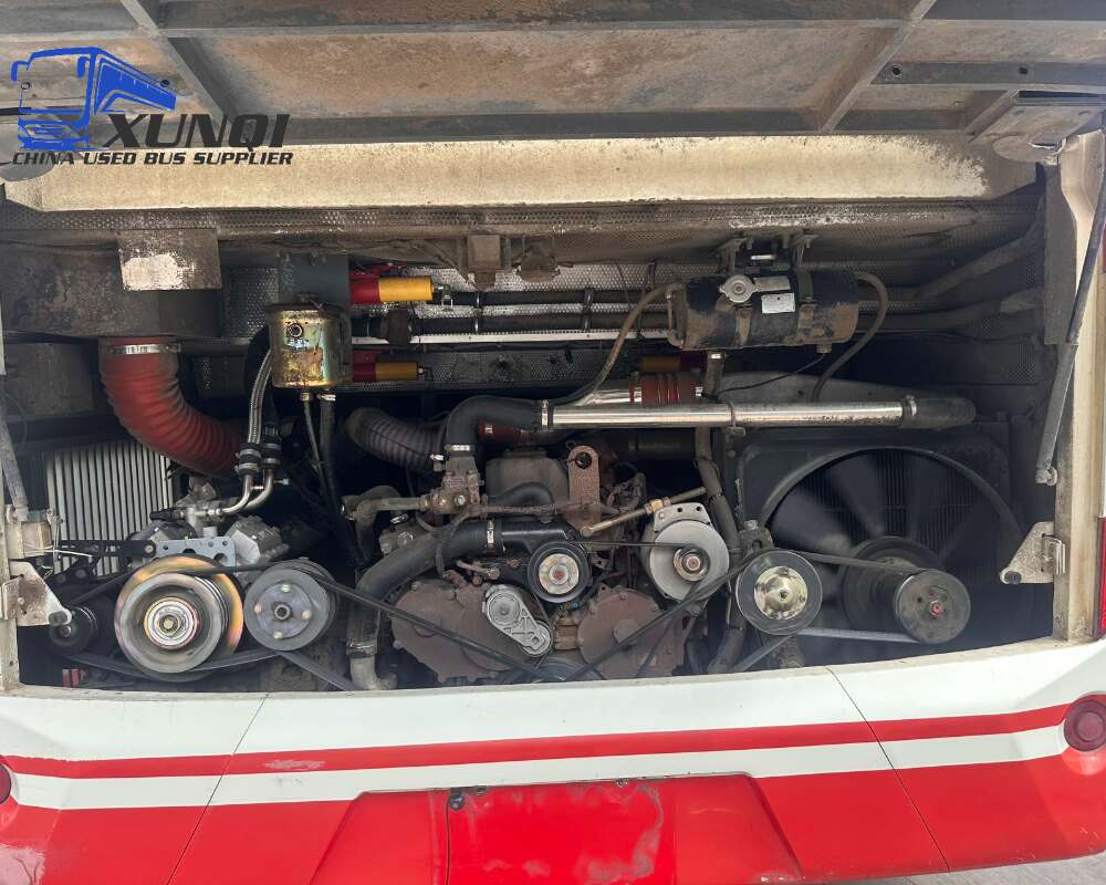 Used Golden Dragon bus XML6103 47 Seats 2014 year 10 meters long China bus yuchai 6-cylinder diesel engine