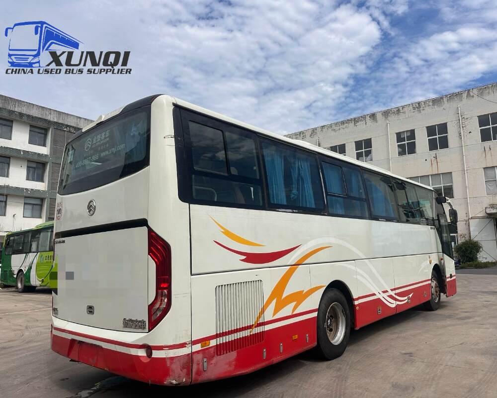 Used Golden Dragon bus XML6103 47 Seats 2014 year 10 meters long China bus yuchai 6-cylinder diesel engine