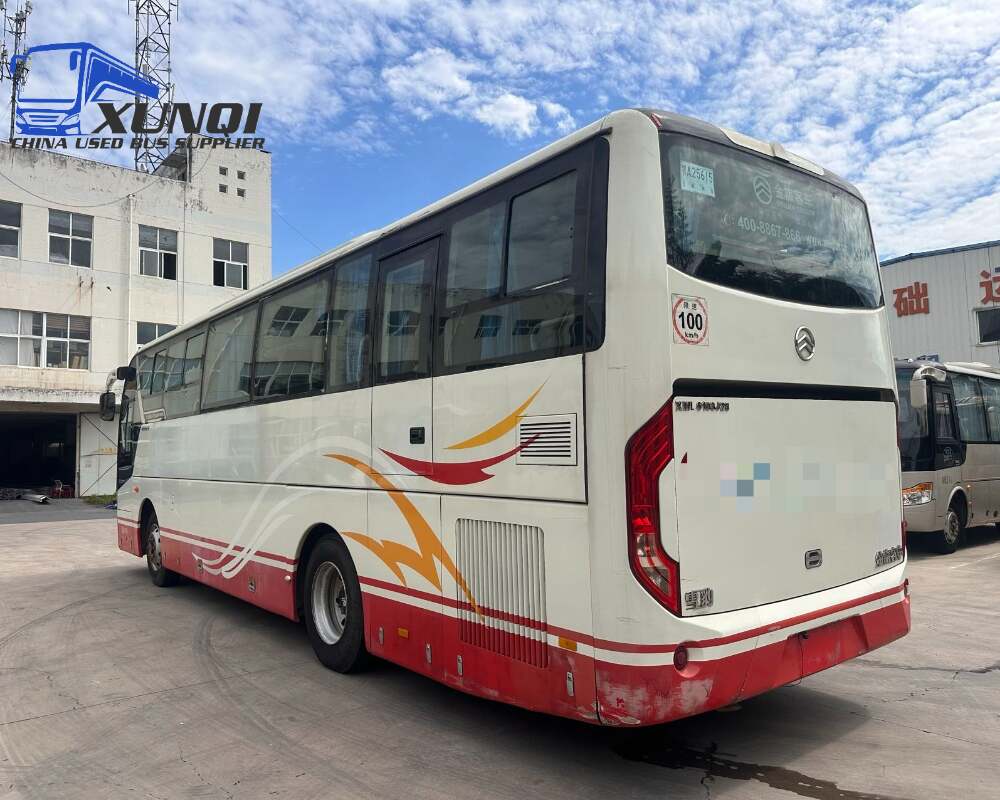 Used Golden Dragon bus XML6103 47 Seats 2014 year 10 meters long China bus yuchai 6-cylinder diesel engine