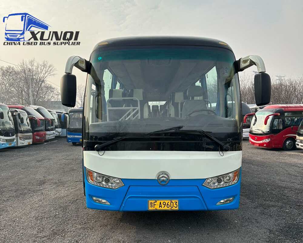 Used Golden Dragon bus XML6122 56 Seats 2021 year 12 meters long China bus yuchai 6-cylinder diesel engine