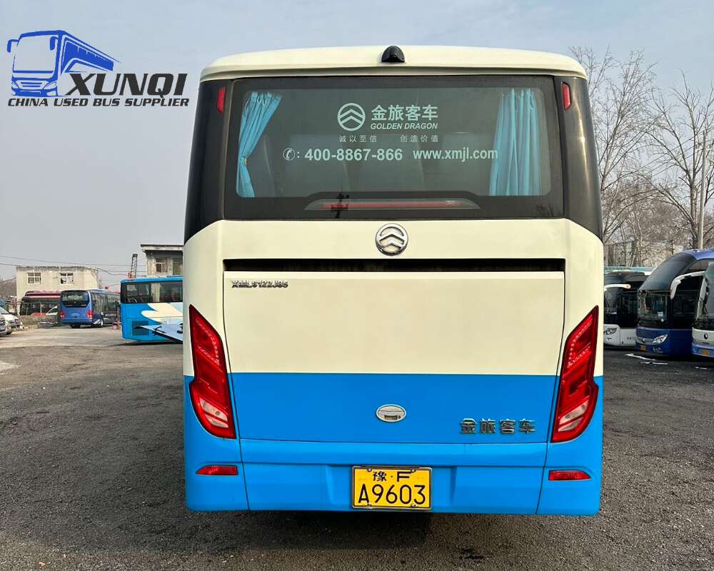 Used Golden Dragon bus XML6122 56 Seats 2021 year 12 meters long China bus yuchai 6-cylinder diesel engine