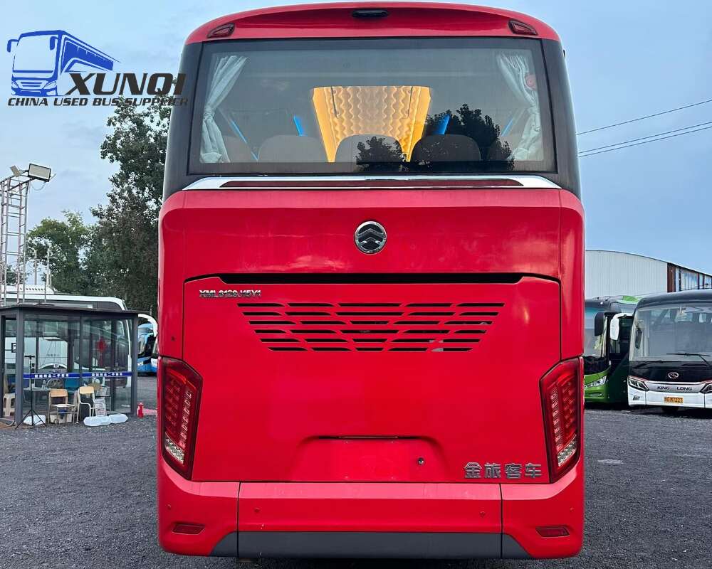 Used Golden Dragon bus XML6129 50 Seats 2019 Year 12 Seters long China bus weichai 6-cylinder diesel engine