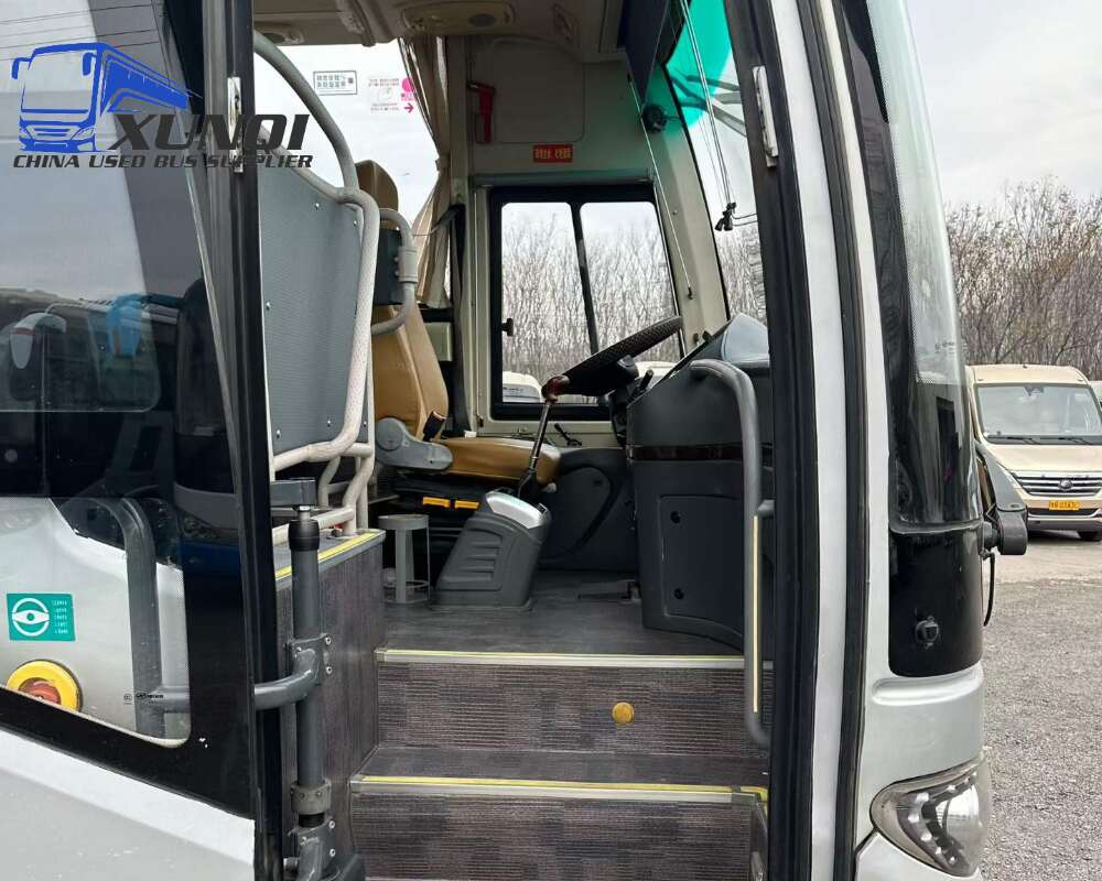 Used Haige bus KLQ6125 56 Seats 2019 Year 12 Seters long China bus yuchai 6-cylinder diesel engine
