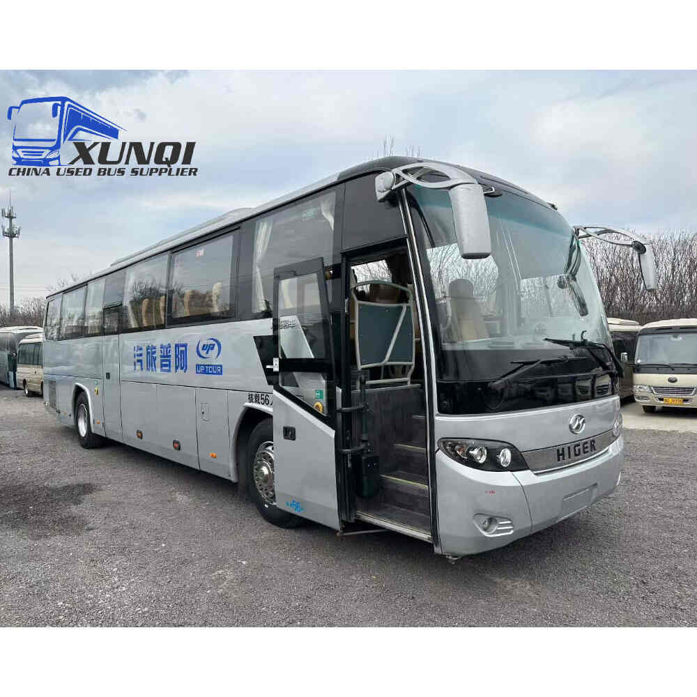 Used Haige bus KLQ6125 56 Seats 2019 Year 12 Seters long China bus yuchai 6-cylinder diesel engine
