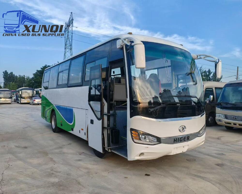 Used Haige bus KLQ6852 29 Seats 2023 Year 8 Seters long China bus yuchai 6-cylinder diesel engine