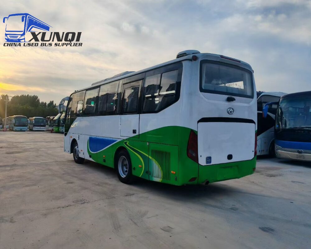 Used Haige bus KLQ6852 29 Seats 2023 Year 8 Seters long China bus yuchai 6-cylinder diesel engine