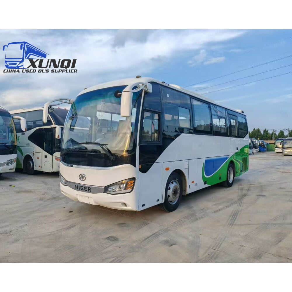 Used Haige bus KLQ6852 29 Seats 2023 Year 8 Seters long China bus yuchai 6-cylinder diesel engine