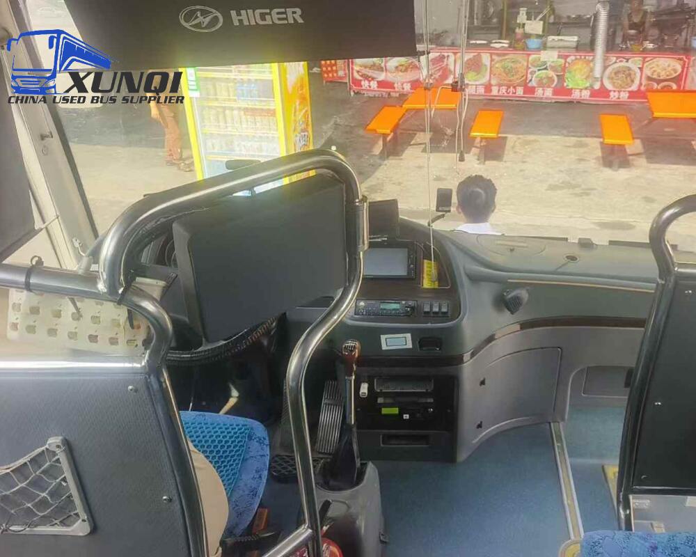 Used Higer bus KLQ6125 50 Seats 2016 year 12 meters long China bus yuchai 6-cylinder diesel engine