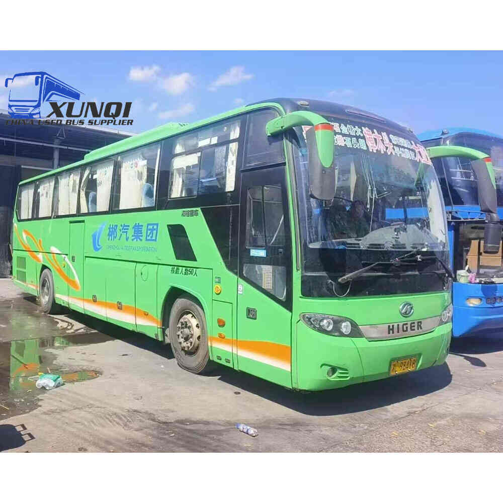Used Higer bus KLQ6125 50 Seats 2016 year 12 meters long China bus yuchai 6-cylinder diesel engine