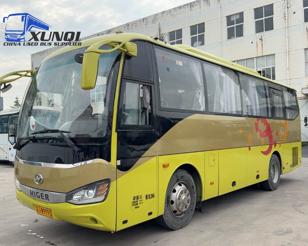 Used Higer bus KLQ6902 34 Seats 2018 Year 9 meters long China bus yuchai 6-cylinder diesel engine