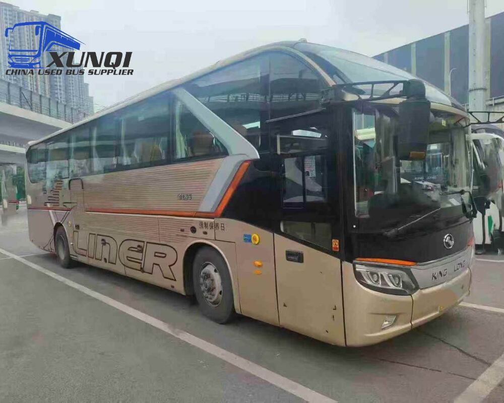 Used Kinglong bus XMQ6127 50 Seats 2019 year 12 meters long China bus weichai 6-cylinder diesel engine