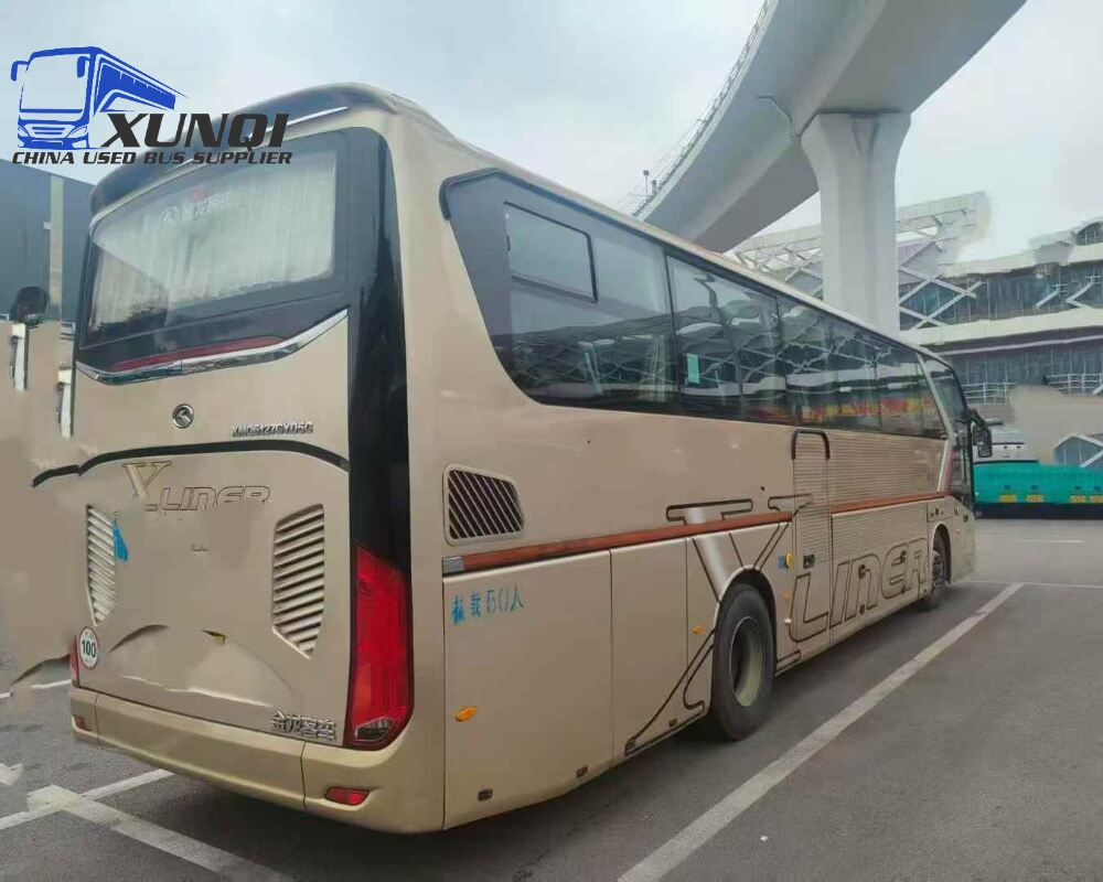 Used Kinglong bus XMQ6127 50 Seats 2019 year 12 meters long China bus weichai 6-cylinder diesel engine