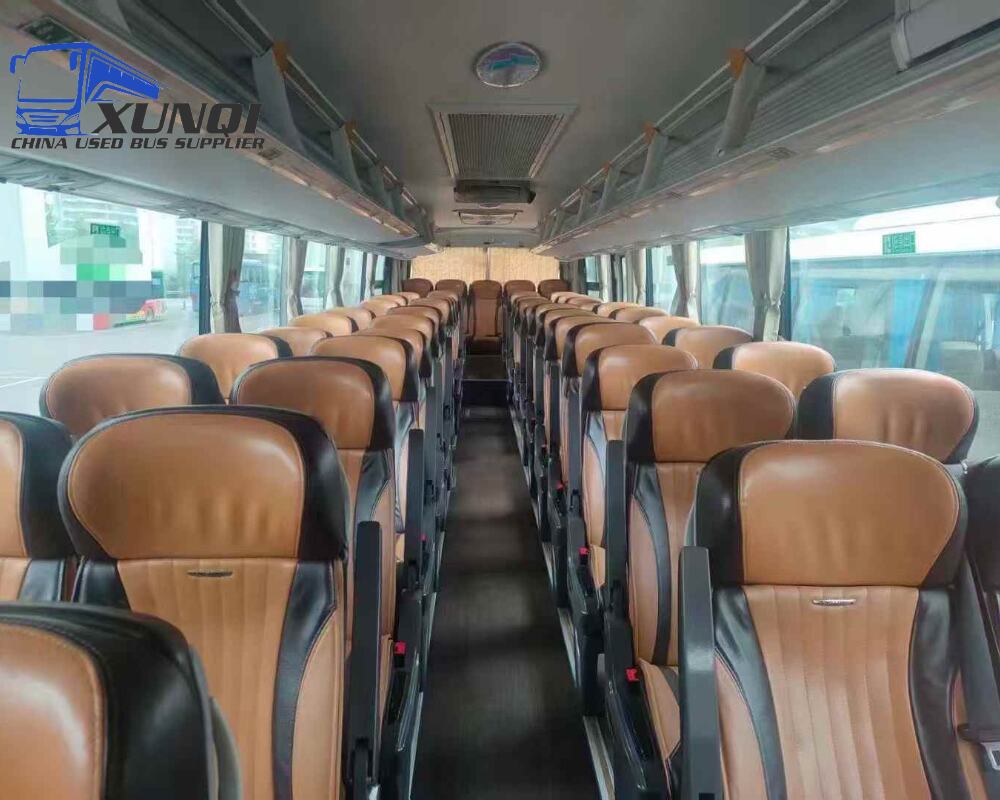Used Kinglong bus XMQ6127 50 Seats 2019 year 12 meters long China bus weichai 6-cylinder diesel engine