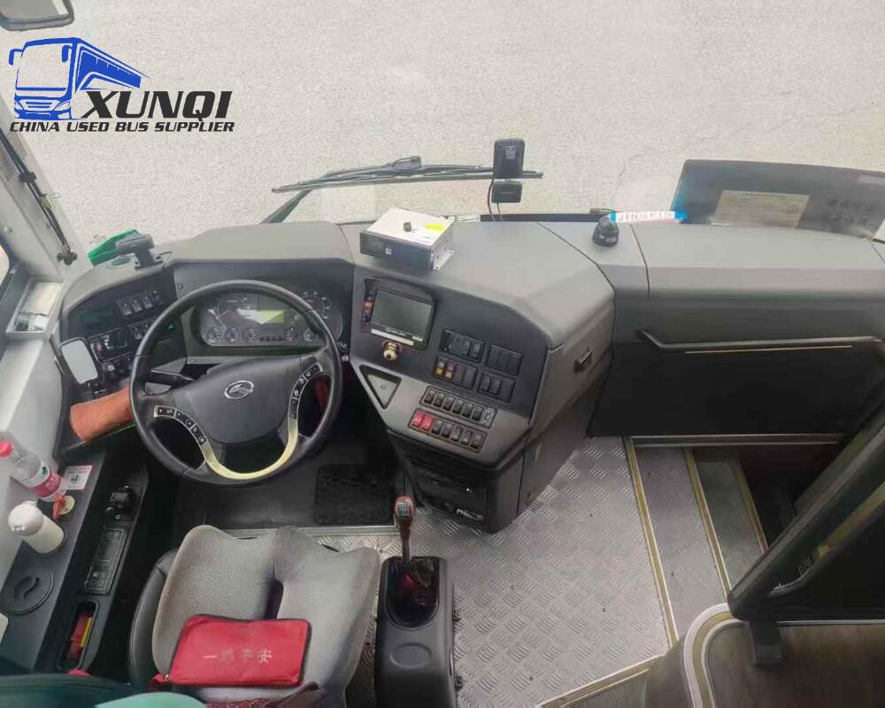 Used Kinglong bus XMQ6127 50 Seats 2019 year 12 meters long China bus weichai 6-cylinder diesel engine