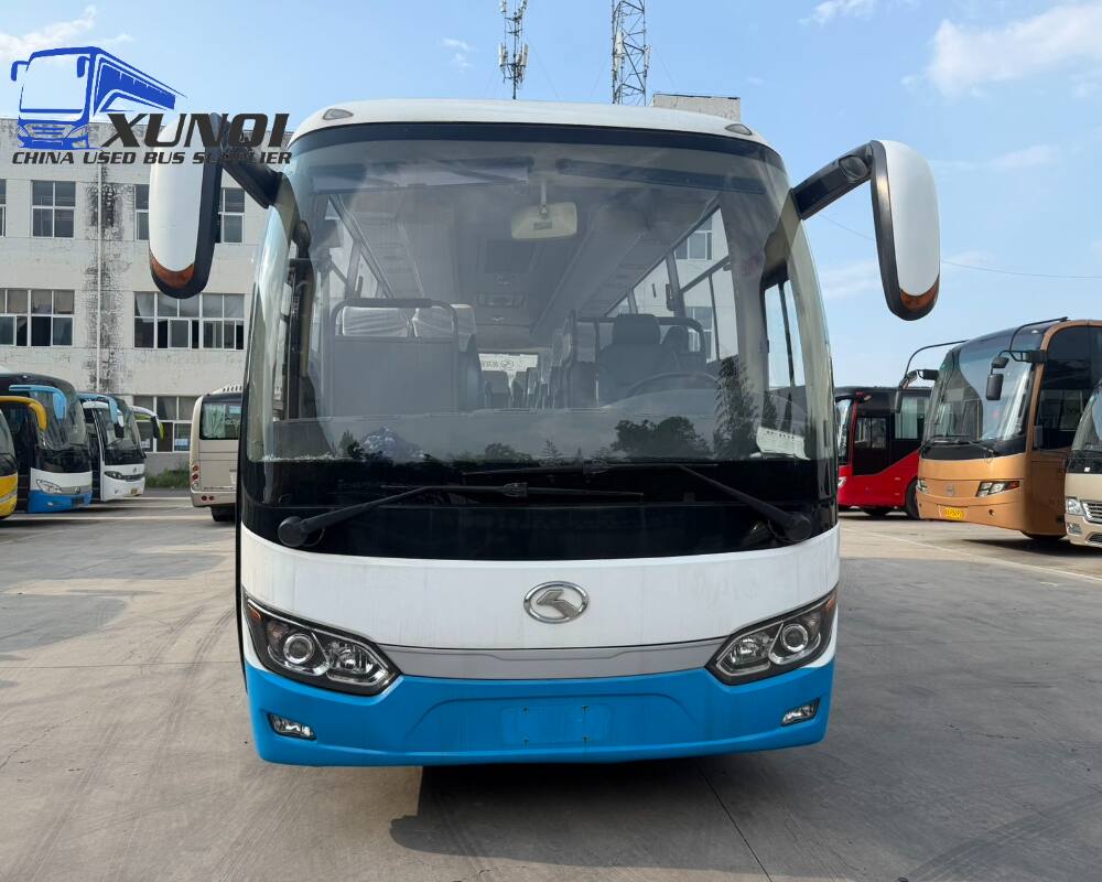 Used Kinglong bus XMQ6879 38 Seats 2017 Year 8 meters long China bus yuchai 6-cylinder diesel engine
