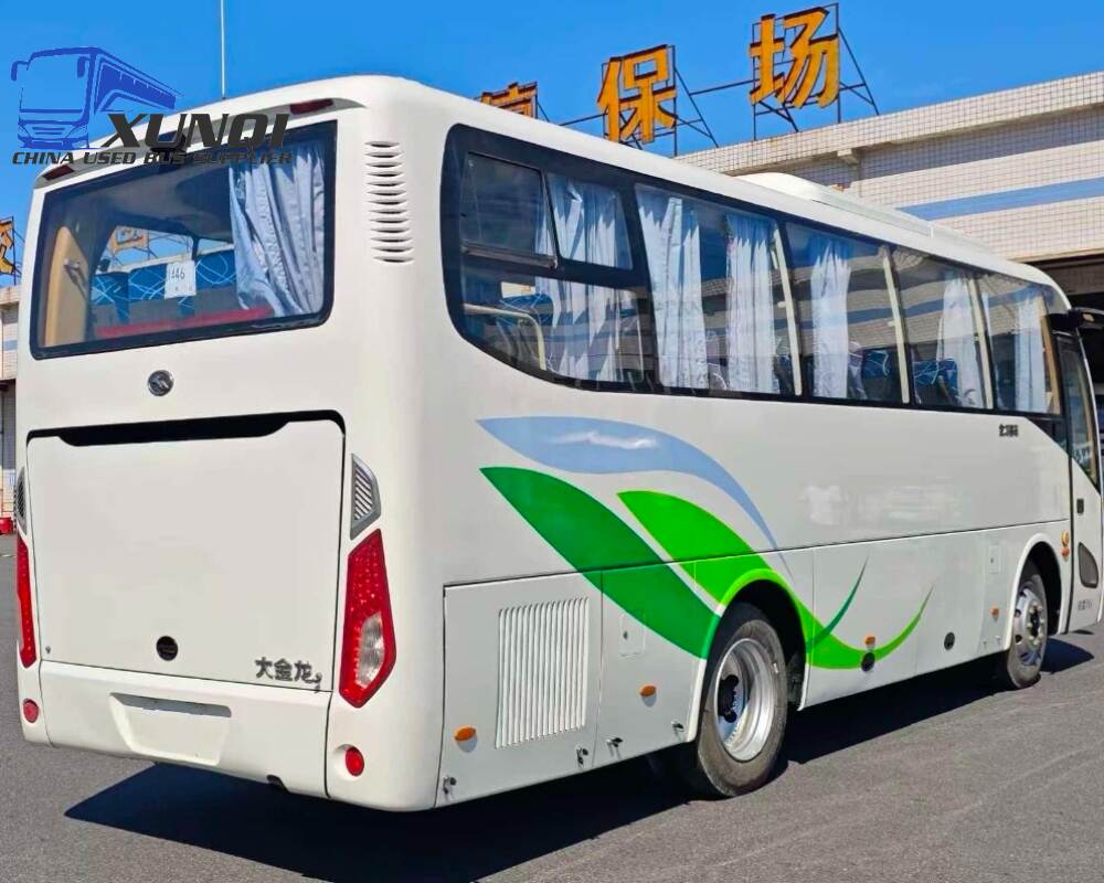 Used Kinglong bus XMQ6879 39 Seats 2016 year 8 meters long China bus yuchai 4-cylinder diesel engine