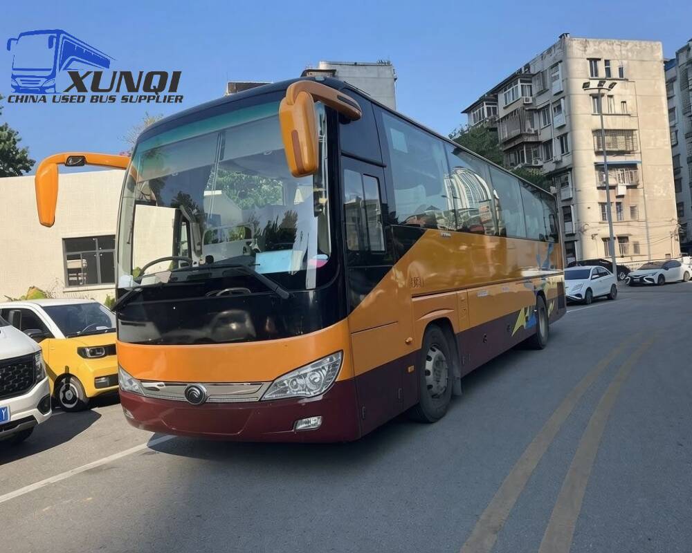Used Yutong bus ZK6119 48 Seats 2018 Year 11 Seters long China bus yuchai 6-cylinder diesel engine