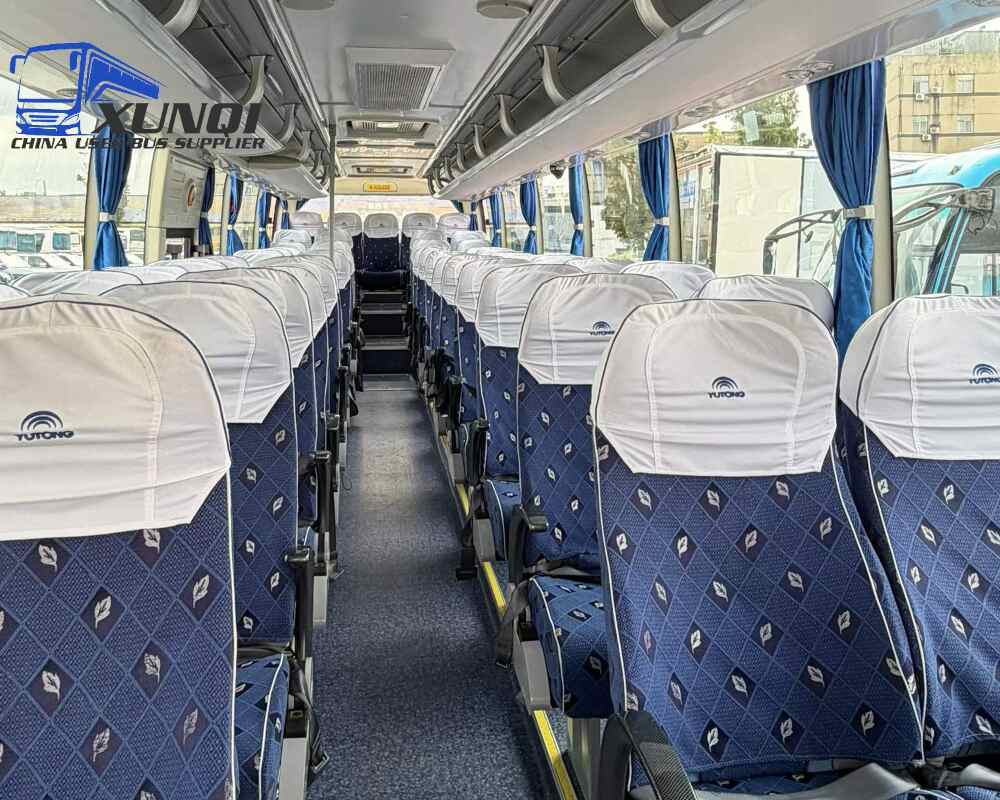 Used Yutong bus ZK6121 51 Seats 2014 Year 12 Seters long China bus weichai 6-cylinder diesel engine