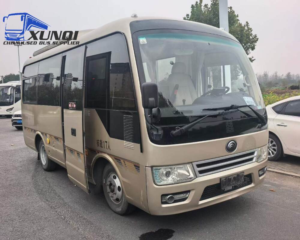 Used Yutong bus ZK6609 17 Seats 2016 year 6 meters long China bus yuchai 4-cylinder diesel engine