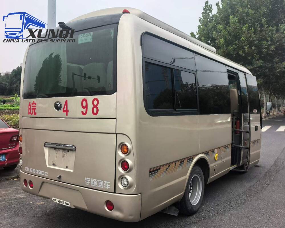 Used Yutong bus ZK6609 17 Seats 2016 year 6 meters long China bus yuchai 4-cylinder diesel engine