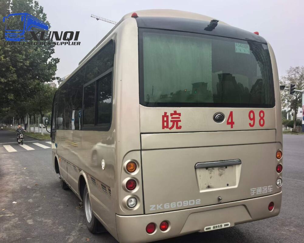 Used Yutong bus ZK6609 17 Seats 2016 year 6 meters long China bus yuchai 4-cylinder diesel engine