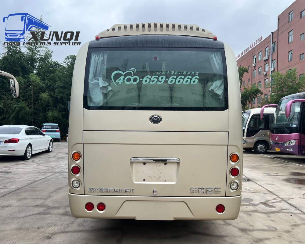 Used Yutong bus ZK6609 19 Seats 2018 Year 6 Seters long China bus yuchai 4-cylinder diesel engine