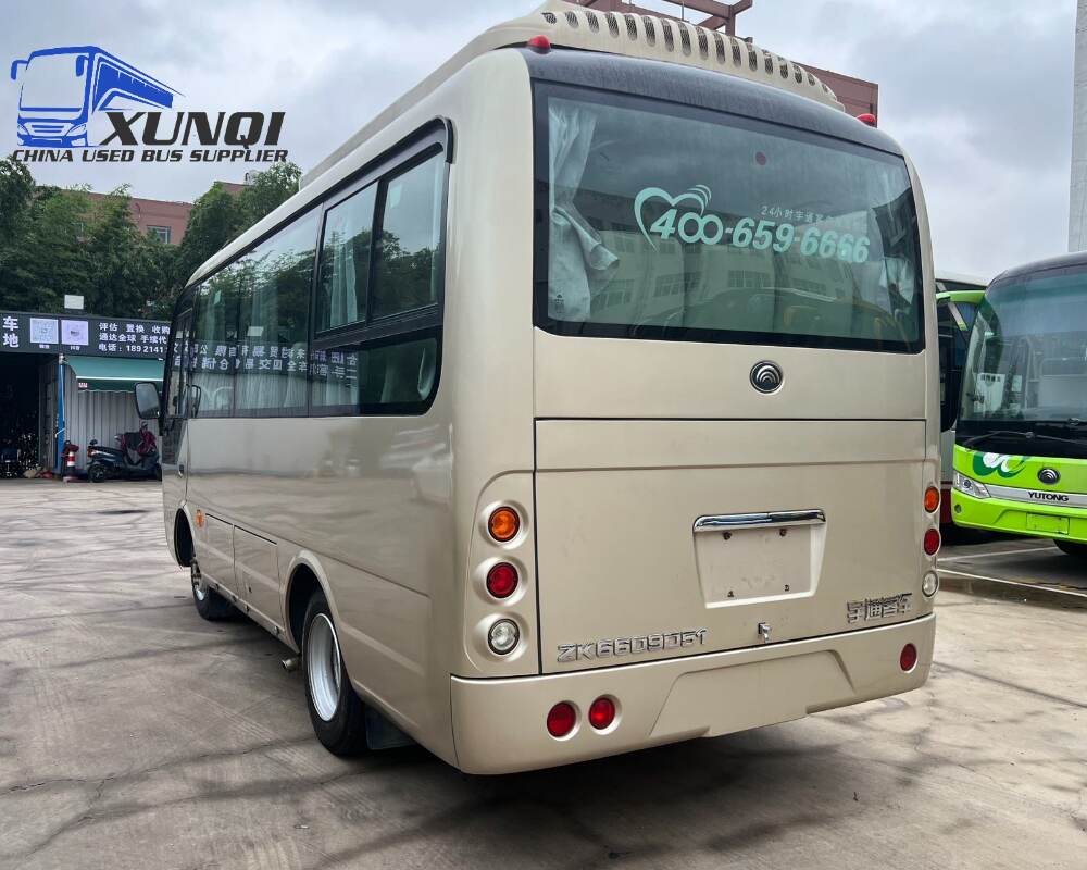 Used Yutong bus ZK6609 19 Seats 2018 Year 6 Seters long China bus yuchai 4-cylinder diesel engine