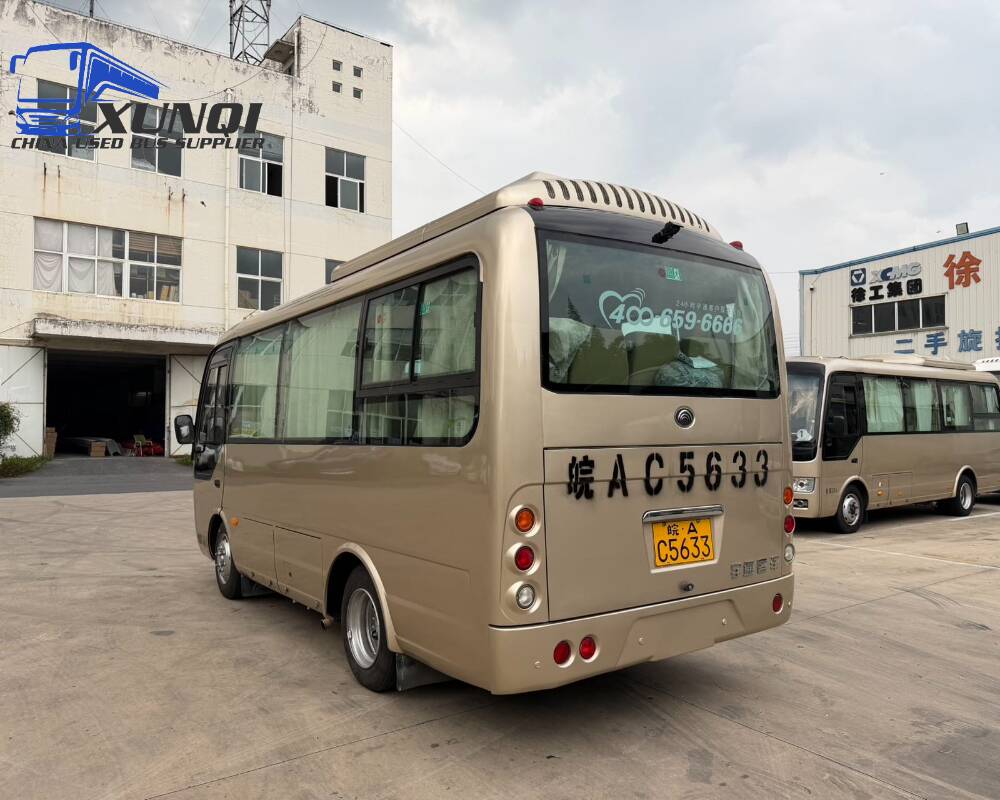 Used Yutong bus ZK6609 19 Seats 2019 Year 6 Seters long China bus yuchai 4-cylinder diesel engine