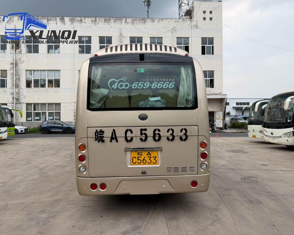 Used Yutong bus ZK6609 19 Seats 2019 Year 6 Seters long China bus yuchai 4-cylinder diesel engine