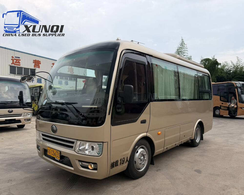 Used Yutong bus ZK6609 19 Seats 2019 Year 6 Seters long China bus yuchai 4-cylinder diesel engine