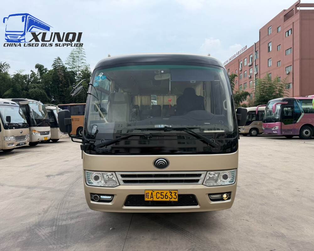 Used Yutong bus ZK6609 19 Seats 2019 Year 6 Seters long China bus yuchai 4-cylinder diesel engine