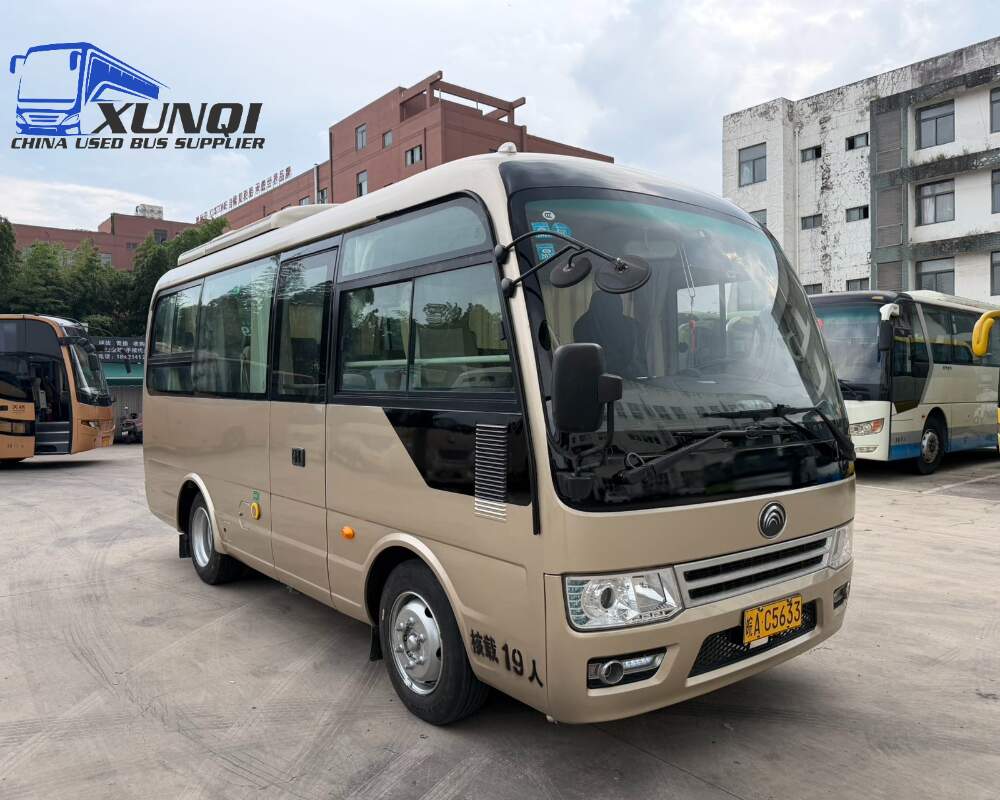 Used Yutong bus ZK6609 19 Seats 2019 Year 6 Seters long China bus yuchai 4-cylinder diesel engine