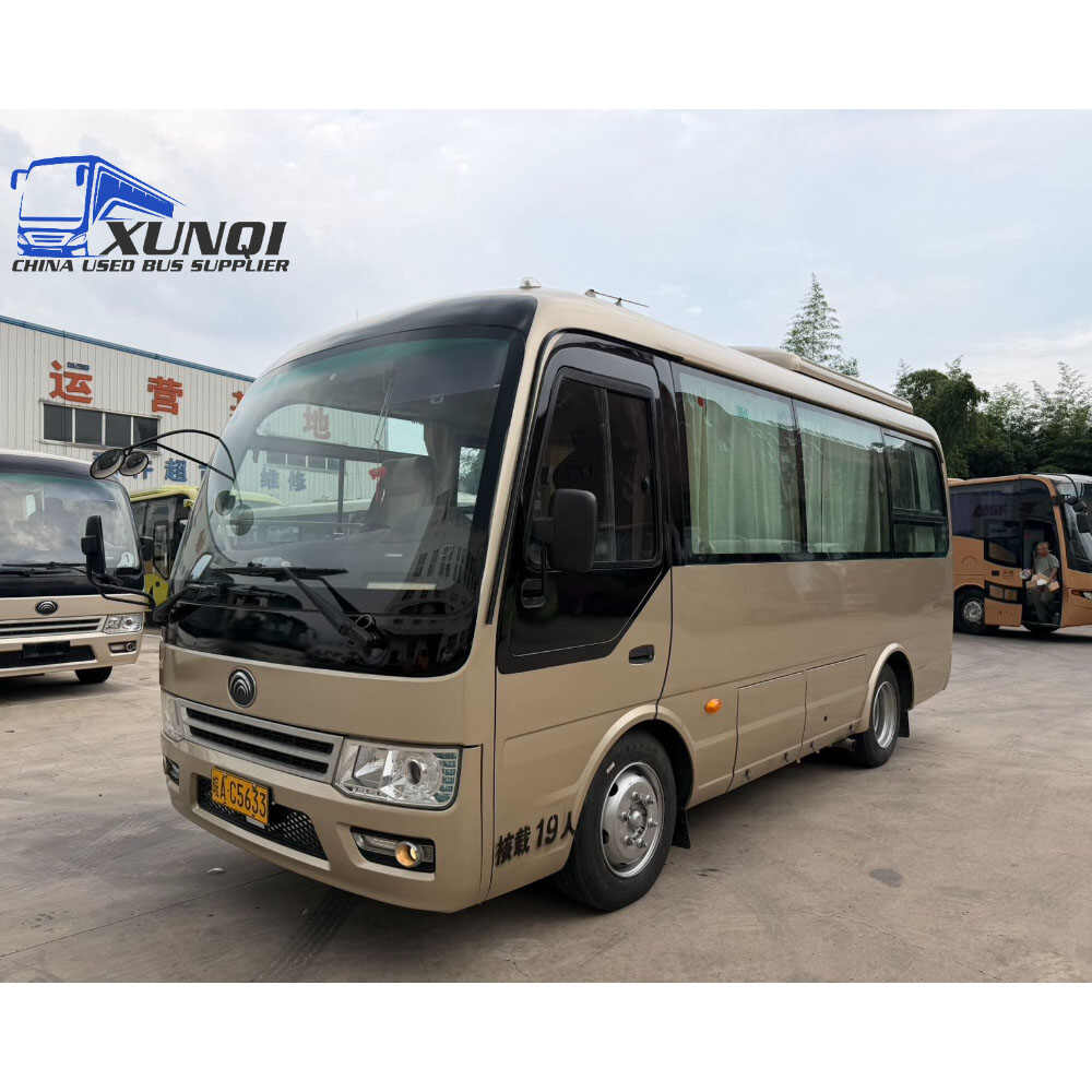Used Yutong bus ZK6609 19 Seats 2019 Year 6 Seters long China bus yuchai 4-cylinder diesel engine