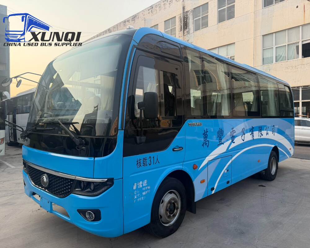 Used Yutong bus ZK6772 31 Seats 2022 year 7 meters long China bus yuchai 4-cylinder diesel engine