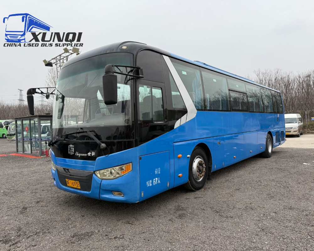 Used Zhongtong bus LCK6120 67 Seats 2016 Year 12 Seters long China bus yuchai 6-cylinder diesel engine