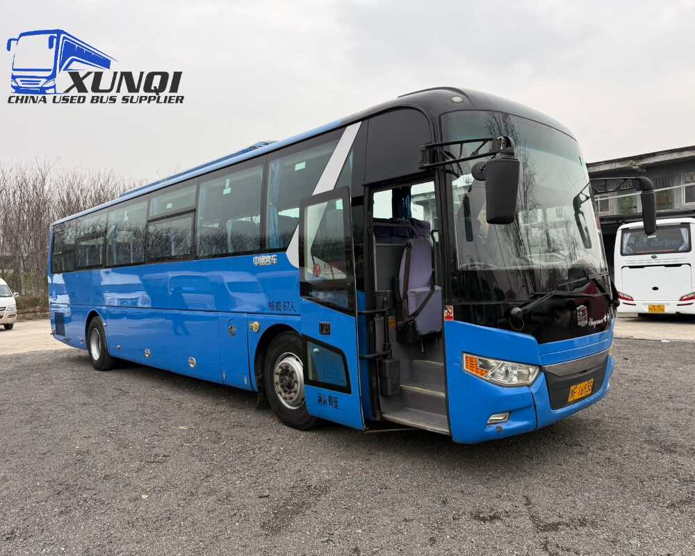 Used Zhongtong bus LCK6120 67 Seats 2016 Year 12 Seters long China bus yuchai 6-cylinder diesel engine